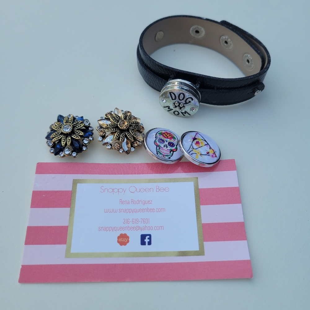 Boutique Snap Bracelet with Additional Buttons